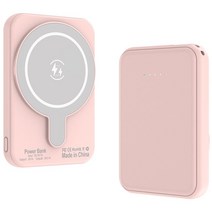 NIFFPD 자석 무선 힘 은행 휴대용 외부 배터리 고속 충전기 1000000mAh, Pink, For Samsung S22/S22+/S22 Ultra