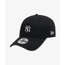 NEW ERA 무료반품 워시드 뉴욕 양키스 언스트럭쳐 볼캡 블랙 920UNST BASIC NEYYAN BLACK 12836279