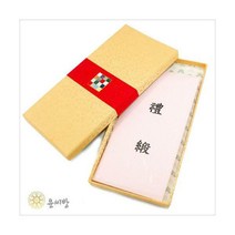 조각보 현금 예단상자, 봉채비용:남색상자