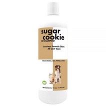 Sugar Cookie 반려동물 샴푸 473.2ml(16온스) 개 및 고양이용 | 오래 지속되는 냄새 제거제 생분해성 무독성 미국 제조 4444179083, 16 Fl Oz (Pack of 1)