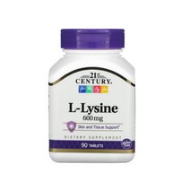 21센추리 라이신 리신 L-Lysine 600mg 90정 엘라이신 엘리신 칼슘