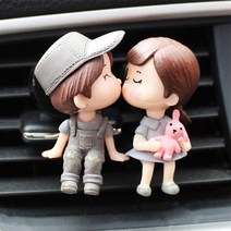 도매 사랑스러운 커플 소녀 소년 자동차 에어 벤트 청정기 향수 클립 아로마 디퓨저 장식 선물 자동 인테리어 새로운 스타일, [09] 8
