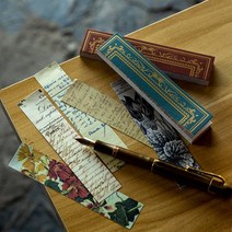 빈티지 꽃 디저트 우주 레터링 다꾸 스티커 8종 다이어리꾸미기, 1.꽃말 (ST-2384)