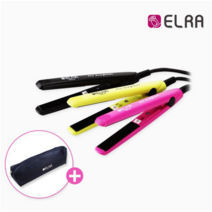 엘라 앞머리 초미니 판 매직기 EMS-7112 휴대용 여행용 고데기 급속발열 랜덤