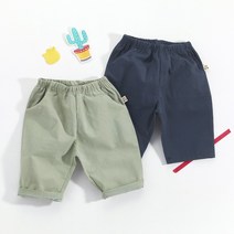 까꿍놀이터 키즈 나만의7부팬츠 국내제작 여름면반바지