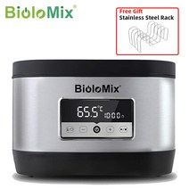 수비드머신 통돌이오븐 양갈비 수비드 스테이크 BioloMix 6 세대 스테인레스 스틸 Sous Vide Oven Pro 8L 정확한 온도 터치 컨트롤 Water Circulator, 03 Sous Vide Oven_01 EU