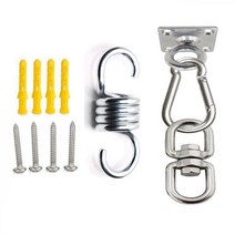 야외그네 라탄 원목 가든 체어 의자 벤치 그네의자 정원인테리어 스윙 후크 해먹 브래킷 서스펜션 행거 버, 33 combination F