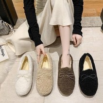 여성털로퍼 방한로퍼 겨울신발 양털슈즈 털뮬