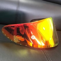 SHOEI X-14 Z-7 쉴드 미러쉴드 CWR-F 호환 쉴드 쇼에이, 오렌지레드