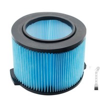 교체용 VF3500 Replacement 3 Layer Filter Compatible For Rigid 3 4.5 Gallon Wet Dry Vacuum Cleaner WD, 01 Blue