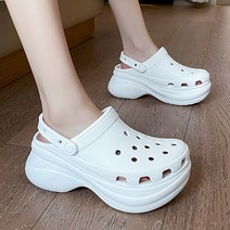 말랑 푹신 발편한 발볼넓은 아쿠아 여성 슈즈 슬리퍼 여름 쿠션 샌들 키높이 통굽