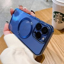 아이폰13미니맥세이프케이스 럭셔리 도금 for magsafe 무선 충전 자기 케이스
