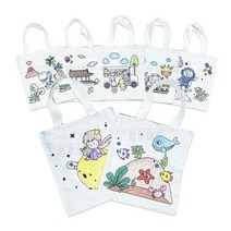 색칠하는 에코백 만들기 ( 패브릭마카 천가방 DIY 꾸미기 색칠놀이 나만의 가방 만들기, 한국