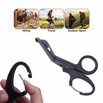 야외 응급 처치 키트 군사 EDC 전술 가방 허리 벨트 팩 사냥 비상 도구 캠핑 생존 파우치, scissors
