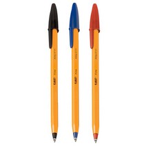 BIC 빅볼펜 빅 오렌지 0.7mm 1타(12자루), 블랙