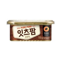 청정원 맛있는밑반찬 잇츠팜 통조림 햄 순돈육 추천 자취 캠핑음식 간단한요리 간편식 115g, 36개