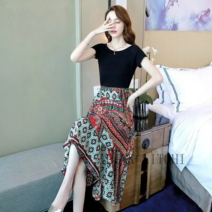 [PINK LITCHI]여성 숙녀 원피스 페이크 레이어링 롱 원피스 여름 G4 WJ1101