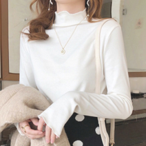 간절기 봄 가을 반목 티셔츠 목이편한 얇은 반목티