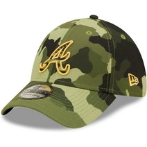 [야구모자] 뉴에라 New Era39 서티 신축성 Fit 캡 MLB ARMED FORCES 2022, M-L, Atlanta Braves