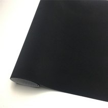 자동차 랩핑지 프리미엄 품질 벨벳 스웨이드 패브릭 비닐 자동차 랩 스티커 자동차 시트지, 검은색, 135x20cm