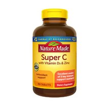 네이처메이드 슈퍼C 비타민C+비타민D3+아연 200정(200일분 유효기간 2023-10-30)