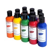 아크릴물감 대용량 100ml 지누아트 전문가용 아크릴물감세트 푸어링아트, 옐로우