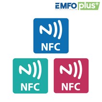 엠포플러스(주) NFC 스티커 태그 메탈 칩 라벨 닌텐도호환 NTag 213 215 216, 10개, ntag-216
