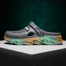 하이탑 슬리퍼 남녀 여름 슬리퍼 아웃도어 동굴신발 비치샌들, 45, 회색