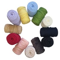 자이언트 얀 1KG 패브릭얀 굵은 실 핸드니팅 루피망고실, 빅얀1kg-피치핑크, 1개