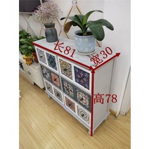 원목 서럽장 레트로 오동나무 서랍장 3단 4단 약장 빈티지 소품 수납장, 색상, 3단 4열 화이트 B