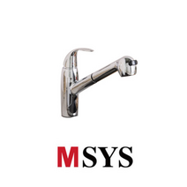 한샘 MSYS MF400A 수전 거위목 엠시스 주방 싱크대 원홀 크롬 은색 유광 국산, 1개