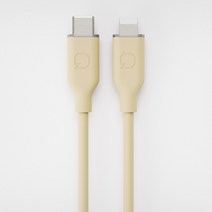 우먼스9999 MFI 인증 USB C to 라이트닝 충전 케이블, 베이지, 1개, 1.8m