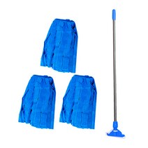 크린메이트 극세사 마포 (고급) 3P + 스텐봉 (롱)