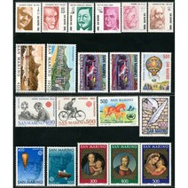 [BKstamp k-160외국우표] 산마리노 1983년발행 기념우표 모음(20종전종)