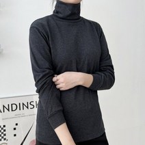 여성 목폴라티 여자 면목폴라 목티 터틀넥 티셔츠 4색 258723