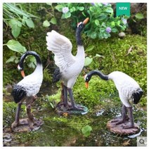 동양풍 야외 정원 수영장 장식 안뜰 가산 분수 흐르는 물 조경 동물 장 연못 수경 크레인, F