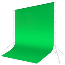 비상 대형 크로마키 스크린 그린 3 x 4 m, 1개