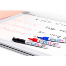 [모나미]화이트보드마카FINE/1.0둥근닙, 블랙