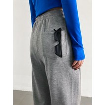 소프트 왁스 트레이닝 팬츠 루즈핏 드롭 와이드 세트