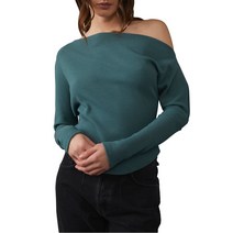 FREE PEOPLE 프리피플 프리 후지 오프 더 숄더 써멀 탑