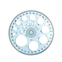 각도자 학교 사무용품 기하학적 눈금자 측정 다기능 드로잉 템플릿 도구, 05 A