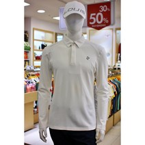 루이까스텔 골프의류 2022 가을 겨울 상품 남성 편한 히든 버튼 솔리드 카라 티셔츠