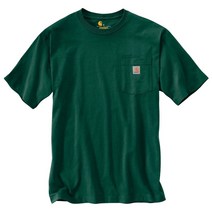 칼하트포켓반팔티 Carhartt K87 워크웨어 티셔츠 헌터그린