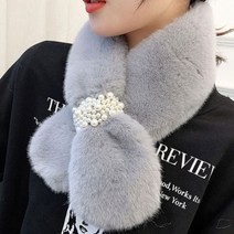 진주머플러 밍크쁘띠머플러 퍼머플러 털목도리