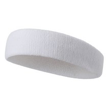 땀 밴드 스포츠 헤드 밴드/남성용 수분 wicking wicking athletic cotton terry cloth sweatband out, 하얀색