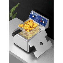업소용전기튀김기 소형 치킨 돈까스 핫도그 분식집, 10L  3000W  1세대