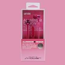 5myshop_핸즈프리이어폰 SH-i90.레드 칼국수선 스마트 패션 커널형 심플 줄 꼬임방지 플랫 휴대_5myshop, 이상품선택!!, 무옵션상품임!!