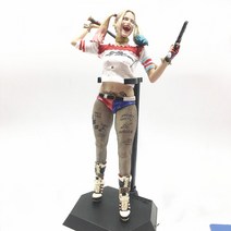 수어사이드 고퀄 Harley Quinn 스쿼드 스태츄 할리퀸 장식 조각상 액션 피규어 굿즈 30cm, A