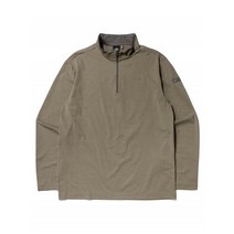 아이더 POP 잠재권축 α 짚업 티셔츠 베이지