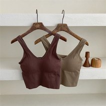[코지23] 여자 가을 세린 스판 면 편한 20대 30대 이너 나시